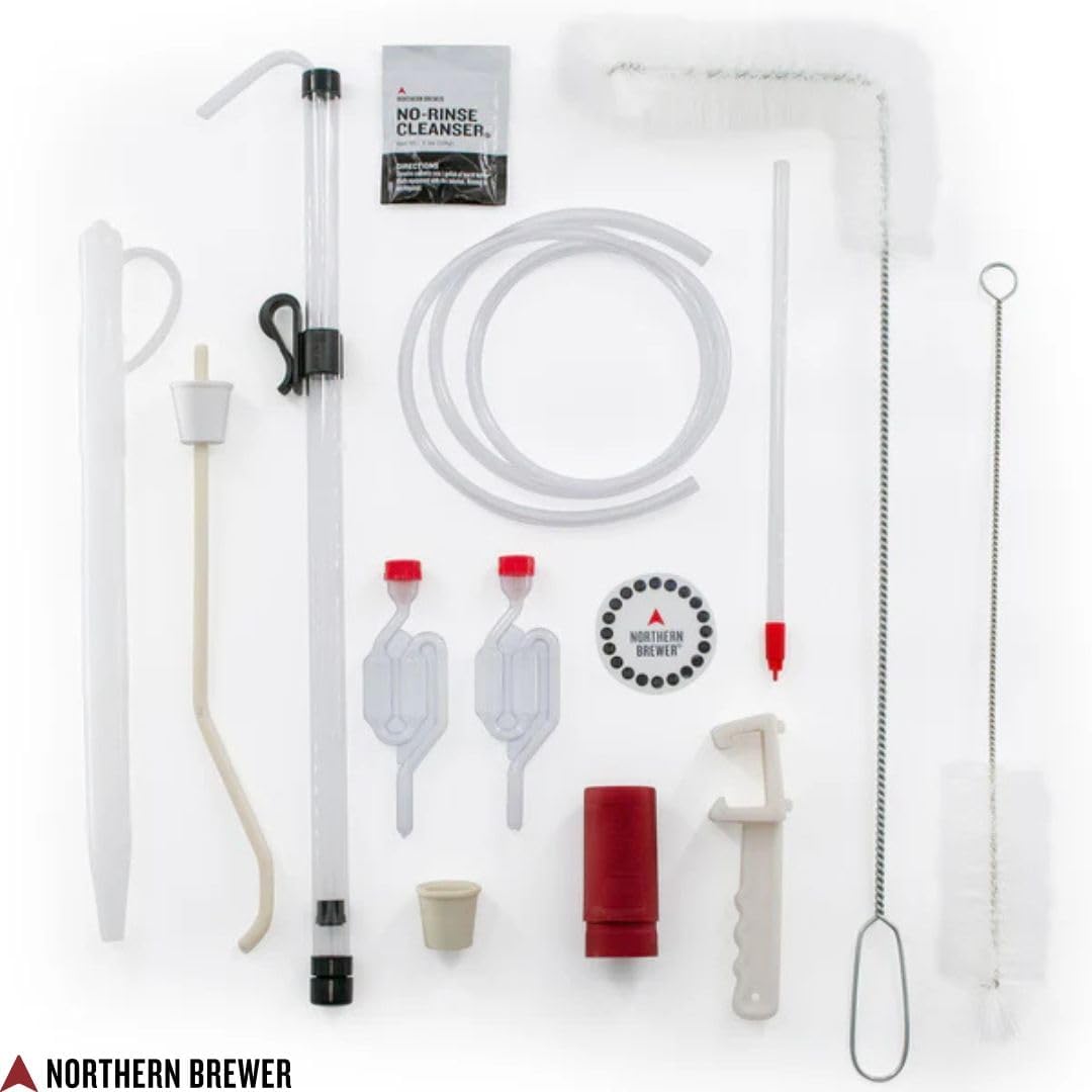 Wine Making Starter Kit – Complete Home Fermentation Equipment for 6 Gallons – Compatible with Wine Recipe Kits