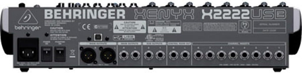 Xenyx X2222USB Premium 22-Input 2/2-Bus Mixer with XENYX Mic Preamps & Compressors
