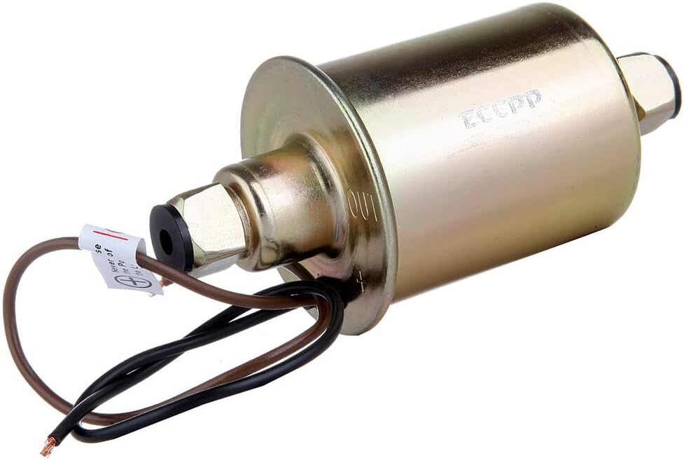 ECCPP E8012S Universal 12V Low Pressure Inline Fuel Pump 5-9PSI 30GPH