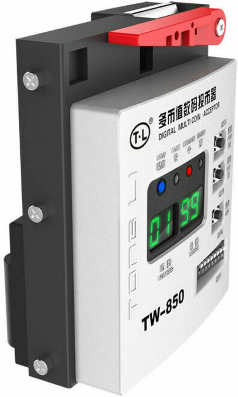 Dual-Core Vending Machine Digital Multi Coin Acceptor Accessories TW-850 Top Entry Coin Acceptor Selector + Wire