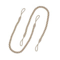 Curtain Tiebacks Ropes, 2pcs Decorative Handmade Tie Backs Curtain Holdbacks Holders Cord for Window Sheer Drapes