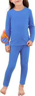 Kids Thermal Underwear Set, Soft Fleece Base Layer | Moisture Wicking, 4 Way Stretch, Heavyweight, Cold Weather Long