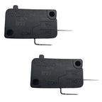 WB24X10187 Microwave Door Switch Compatible with Top Brands (2-Pack)