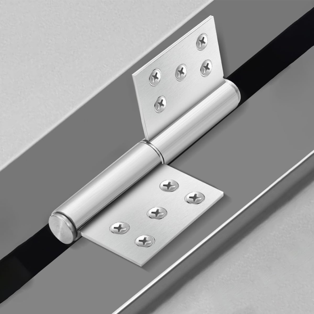 Heavy Duty Stainless Steel Flag Hinges Detachable Design for Interior Doors