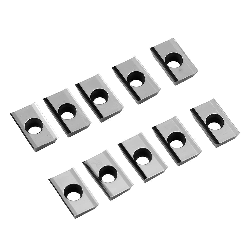 OSCARBIDE Carbide Inserts APKT1604 PDFR Milling Inserts 10Pcs for Aluminum