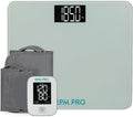 XL Heart Health Diagnostics Product Bundle | Bluetooth Blood Pressure Monitor + Wide-Platform Digital Weight Scale |