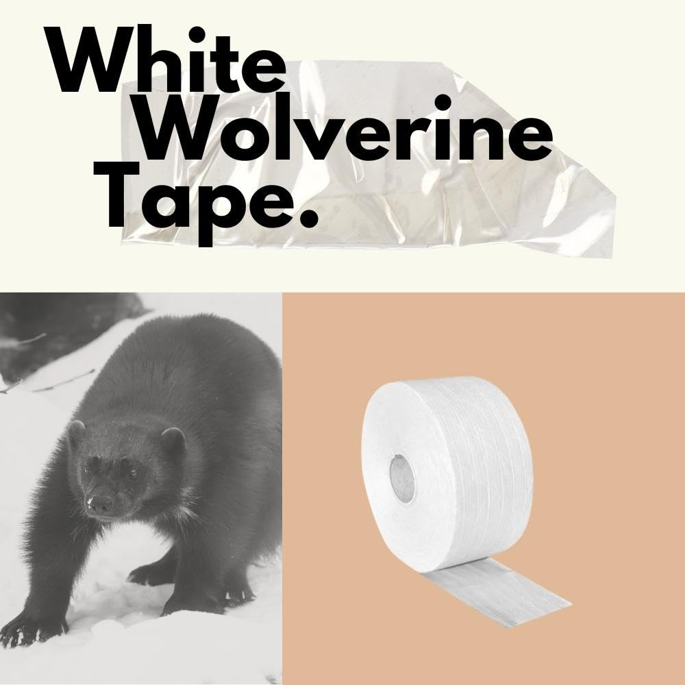 PSBM Wolverine 4.1 Kraft Reinforced Gummed Tape, 10 Rolls 5.1 Mil 2.75 Inch 150 Yards Per Roll, Water Activated