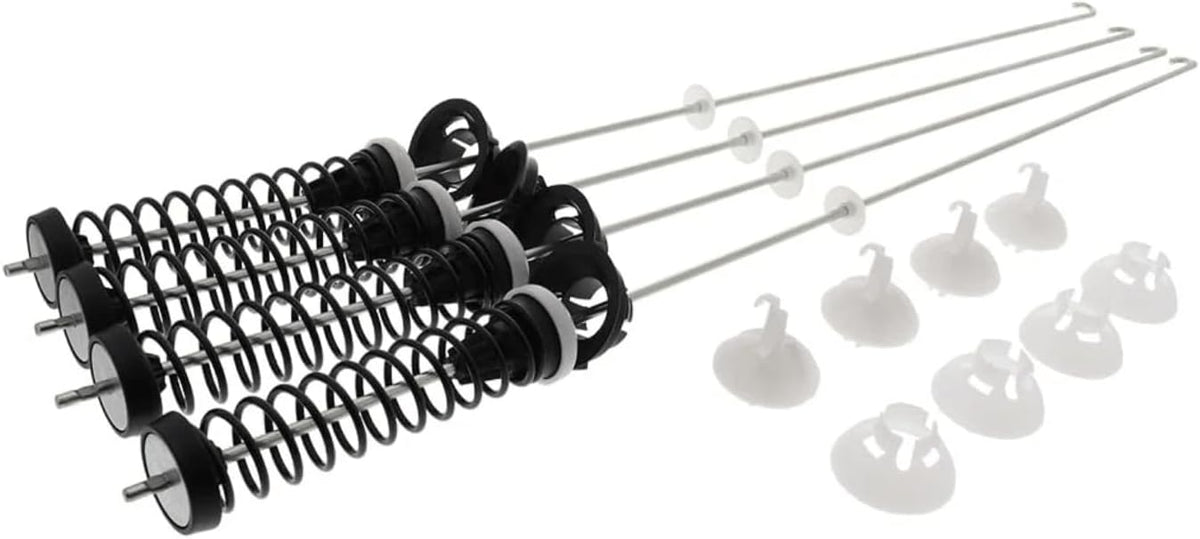 Suspension Kit Replacement for Whirlpool WTW6150PB0 WTW6150PW0 WTW6157PB0 WTW6157PW0 WTW7120HC0 WTW7120HW0 WTW8120HC0 WTW8120HW0 WTW8127LC0 WTW8127LW0 Washer