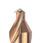 5PCS Cobalt Long Center Drill Bits Set, M35 High Speed Steel 60-Degree Angle 4" Overall Length Center Drill Bits Kit Countersink Tools for Lathe Metalworking Size 1.0 2.0 3.0 4.0 5.0