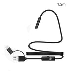 3 in 1 Endoscope Camera with Light, HD Borescope Inspection Camera