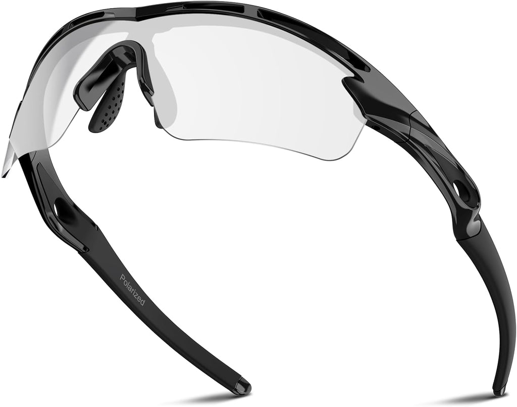 Sports Sunglasses Polarized Cycling Running Glasses for Men Women | Anti-fog Anti-slip Outdoor Baseball Golf Hiking