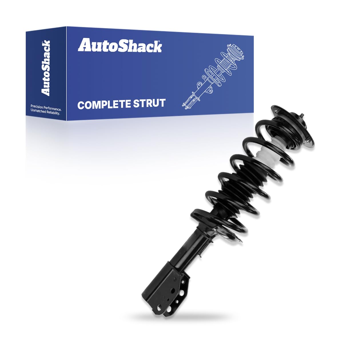 AutoShack Front Complete Strut Assembly with Coil Spring, 1pc