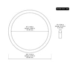 5 PK AS-336 Silicone O-Ring, 70A 2-7/8" ID, 3-1/4" OD, 3/16" Width, Red