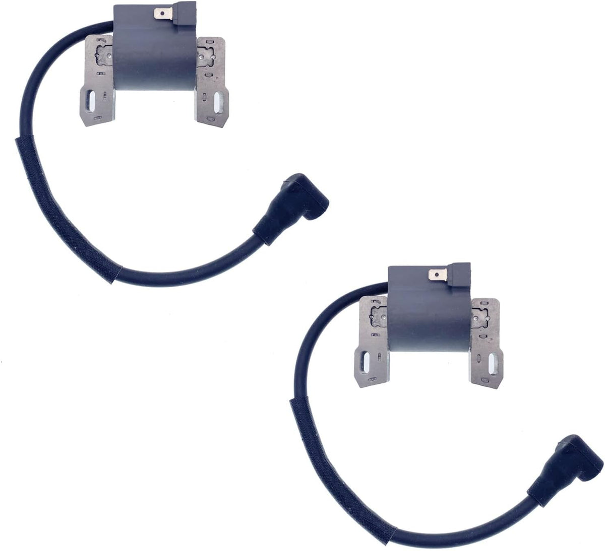 2Pcs Ignition Coil Compatible with Briggs & Stratton 401000 405000 407000,18-22HP Intek V-Twin Engine,Replaces Part #592846, 691060, 799651