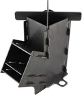 Flat Pack Mini Rocket Stove Portable Camping Stove Lightweight Wood Burning Survival Stove for Camping Hiking