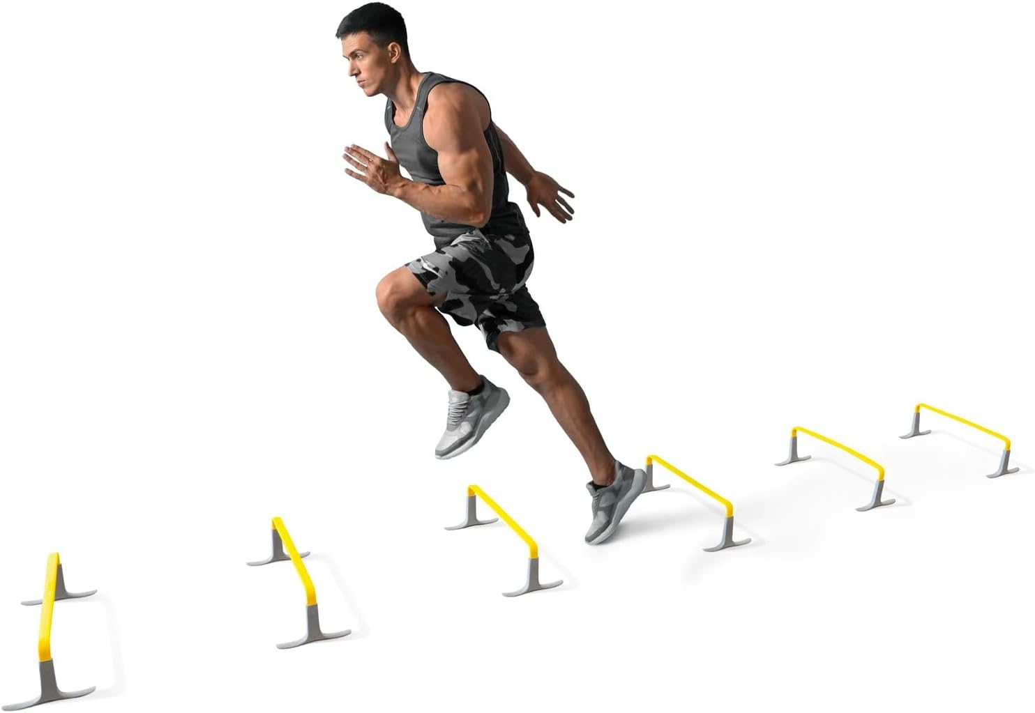 ZoomFlex Agility Hurdles w/Carry Bag - Flex-Safe Modular Speed Training