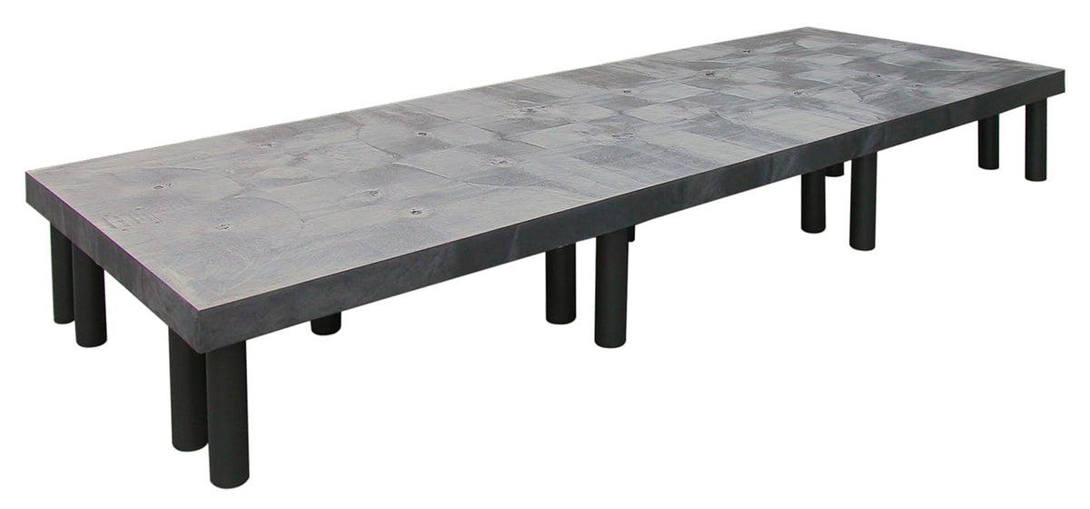 373-963612DPS Polymer Dunnage Rack, Solid Top, 2700 lbs. Load Capacity, Durable Polyethylene Construction, 36" x 96"