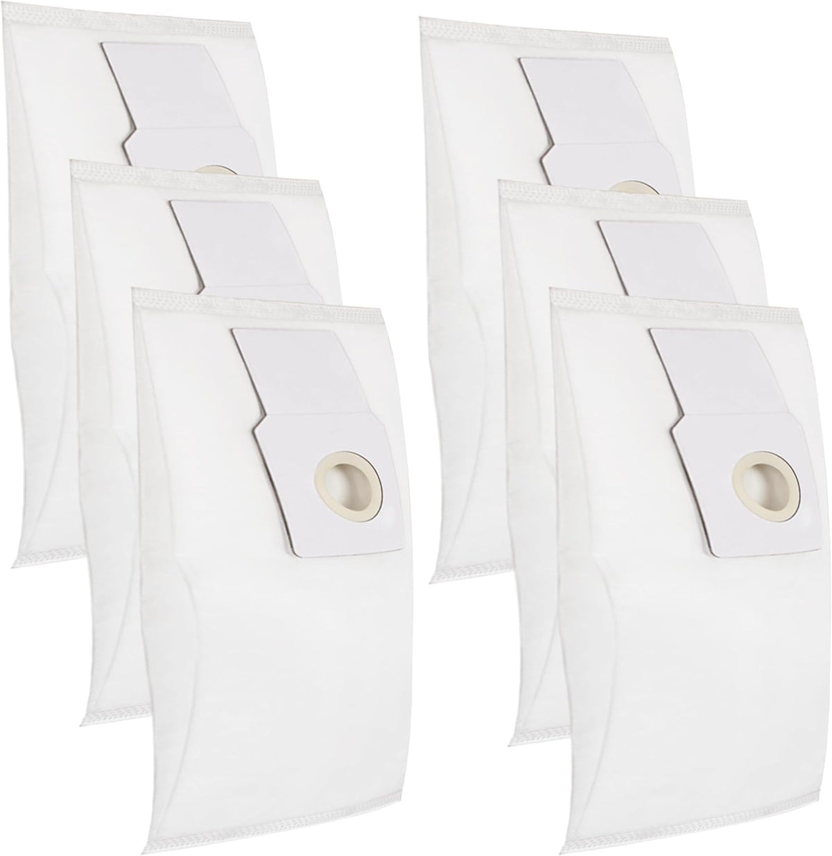 Style O HEPA Cloth Vacuum Bags for Kenmore Progressive, 6-Pack White