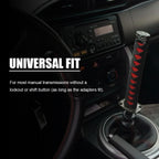 RYANSTAR Katana Shift Knob Samurai Sword Design 4 Adapters Black