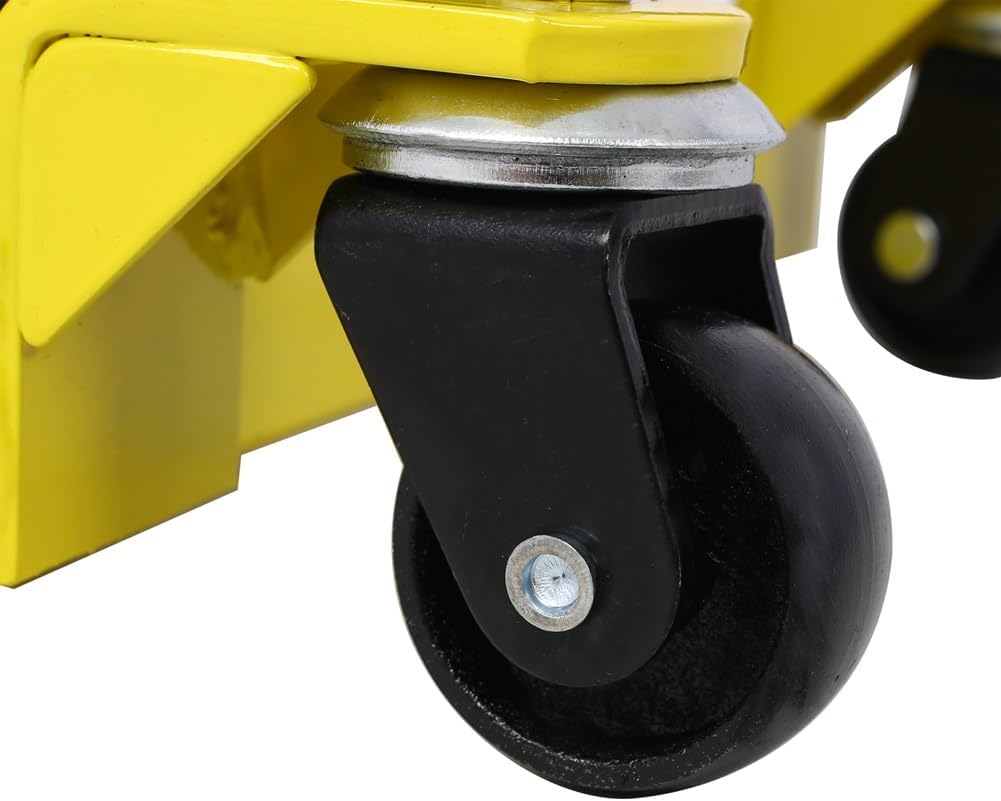Hydraulic Motorcycle Lift Jack, 1500 LBS Capacity Foot-Operated Motorcycle Lift Table, ATV Scissor Lift Jack with