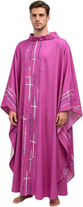 Church Pastor Celebrant Chasuble Priest Vintage Robe Gown Cape Casscock Clergy Pulpit Altar Server Vestment Men Women