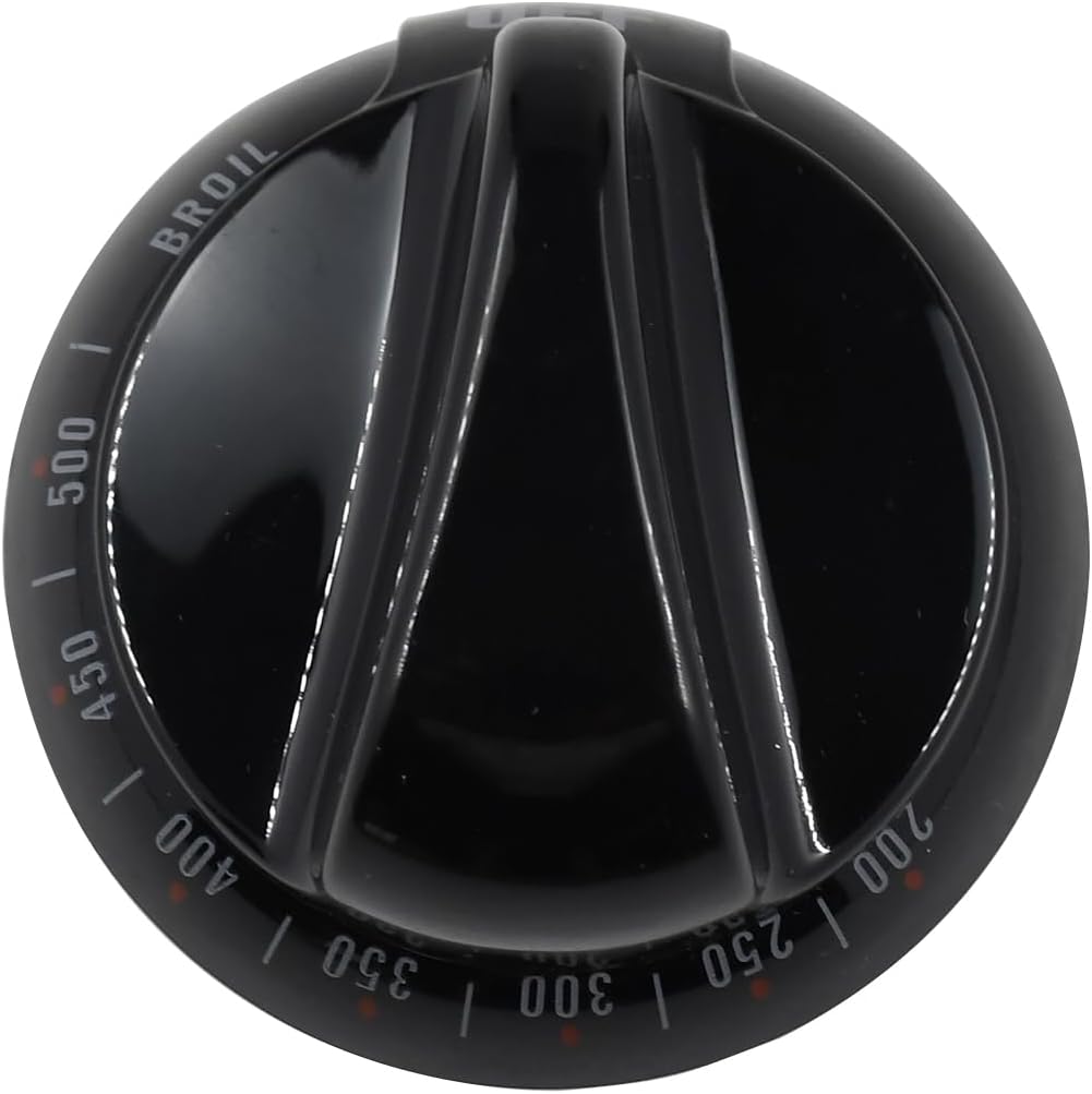 WB03K10037 Thermostat Stove Control Knob Black for GE Hotpoint Range Oven