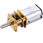 12V 100RPM Micro DC Gear Speed Reduction Motor with Full Metal Gearbox Motor GA12-N20 3mm Shaft for Robot Models, RC Cars, DIY Toys, Pack of 1, Silver