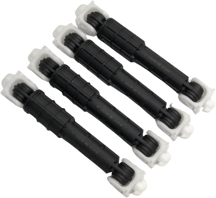 4 Pc Washer Shock Absorber Kit Replaces For Whirlpool WFW9550WR00 WFW9550WR01 WFW9550WW00 WFW9550WW01 WFW9550WW10 WFW9600TA00 WFW9600TA01 WFW9600TA02 WFW9600TB00 WFW9600TC00 WFW9600TU00 WFW9600TW00