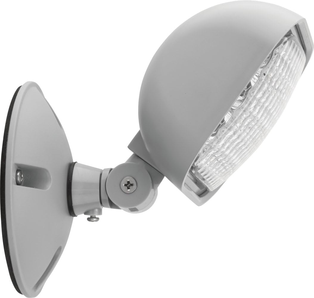Lithonia Lighting Weatherproof LED Emergency Light Remote Head, Gray