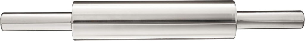 Stainless Steel Rolling Pin With Handles, 18" x 2.6" x 2.8" Roller
