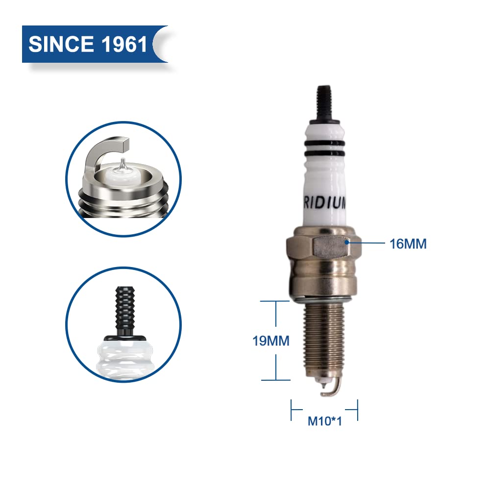 TORCH B7RTI Iridium Spark Plug Replace for NGK PMR7A CR7EIX 7385