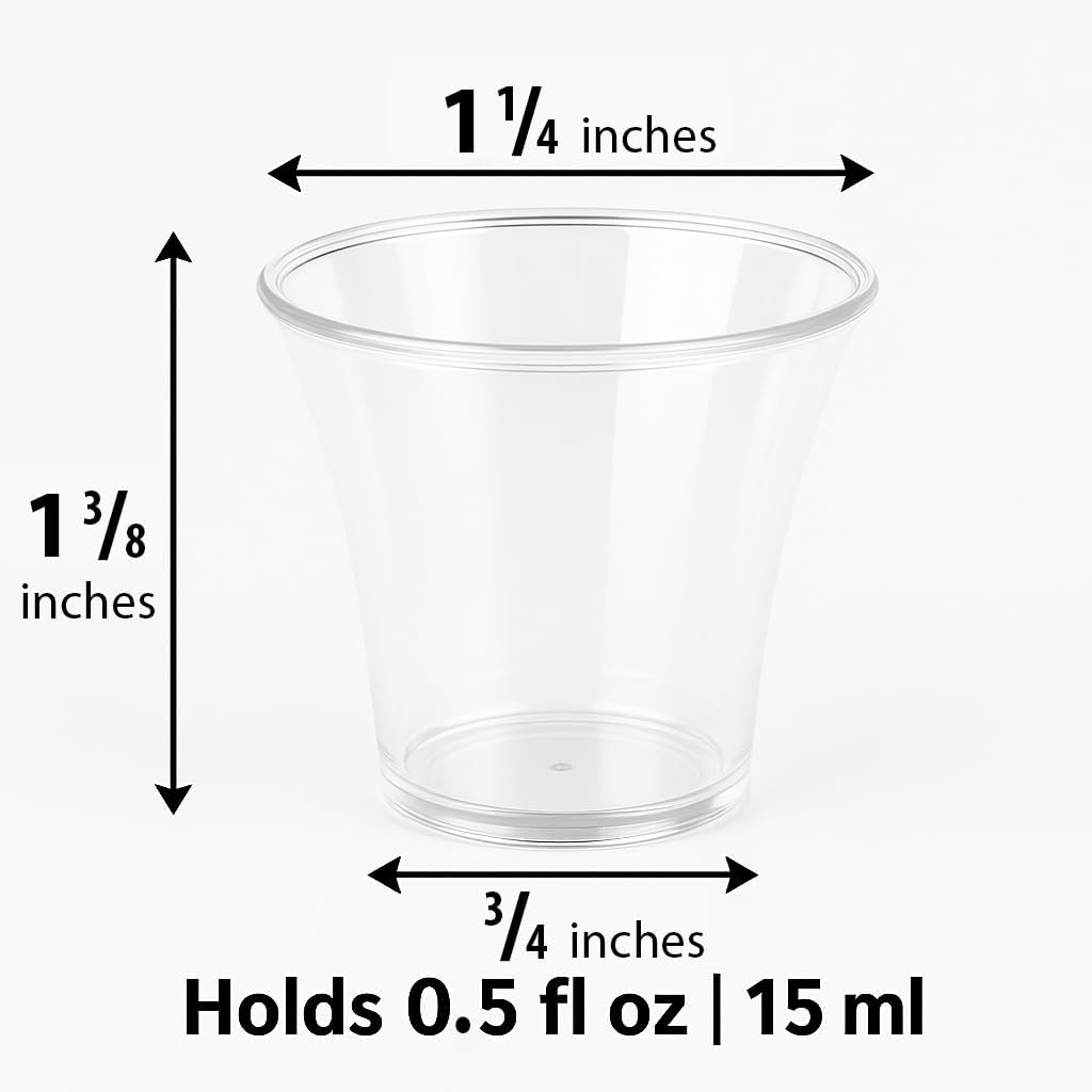 Clear Disposable Communion Cups 100 Count Fits Standard Communion Trys