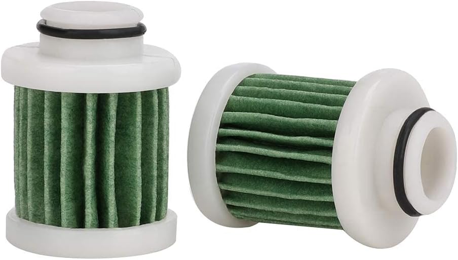 2PCS Primary Fuel Filter Element Compatible with Yamaha # 6D8-WS24A-00-00
