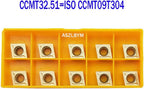 1/2"/12mm Shank Indexable Carbide Turning Tool Insert Holder Set 2pcs SCACR1212H09 SCACL1212H09 Metal Lathe Cutting Tools with 12pcs CCMT32.51 CCMT09T304 Indexable Carbide Turning Insert Blade