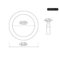 100 PK AS-115 Buna-N O-Ring, 70A 11/16" ID, 7/8" OD, 3/32" Width, Black