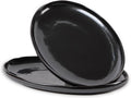Serving Platter Ceramic Tray Plates Extra Large Oval 14.5 Inch Porcelain Dinner Plates Long Serving Dish Set