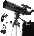 Travel Scope 80mm Telescope Kit with Backpack, Smartphone Adapter | 80mm Refractor Telescope Kit, Large Lens for