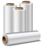 4 Rolls Heavy Duty 18" x 1500 ft 80 Gauge Premium Clear Pallet Wrap Stretch Wrap Shrink Film - Best Quality 40 Lb Per
