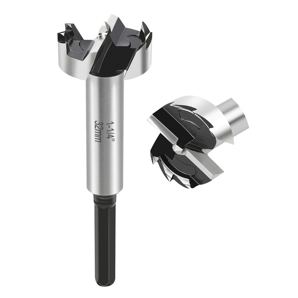 1-1/4 Inch Forstner Bit for Woodworking,1-1/4" Forstner Drill Bit for Wood