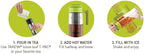 Flash Chill Iced Tea Maker - Versatile Tea Brewer for Loose/Bagged Tea - Patented Flash Chill Tech Hot/Cold Use