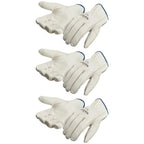 SAFEGEAR X-Large Cowhide Leather Work Gloves with Keystone Thumb, 3 Pack