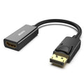 4K DisplayPort to HDMI Adapter, Uni-Directional DP 1.2 Computer to HDMI 2.0 Screen Gold-Plated DP Display Port to