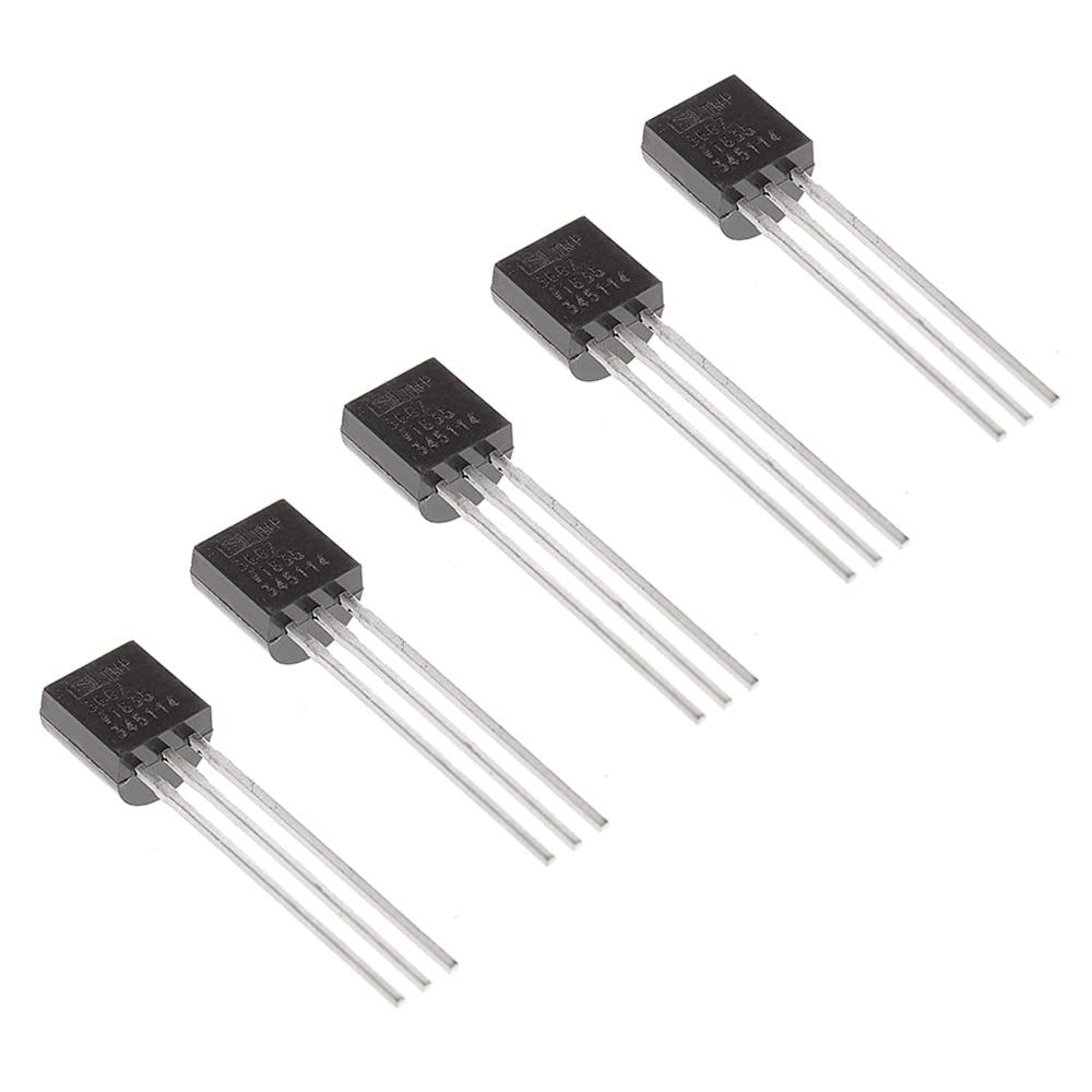 Bridgold 5pcs TMP36GT9Z TMP36 36GT Low Voltage Temperature Sensors,3-Pin.