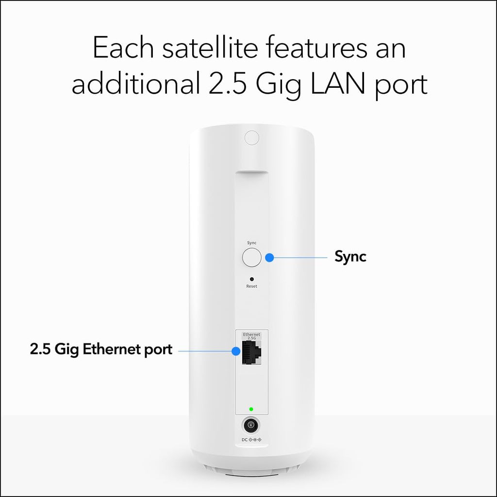 Orbi 360 Series Dual-Band WiFi 7 Mesh Network System for Home (RBE363) – Wireless Router (no Modem) + 2 Extenders, 5