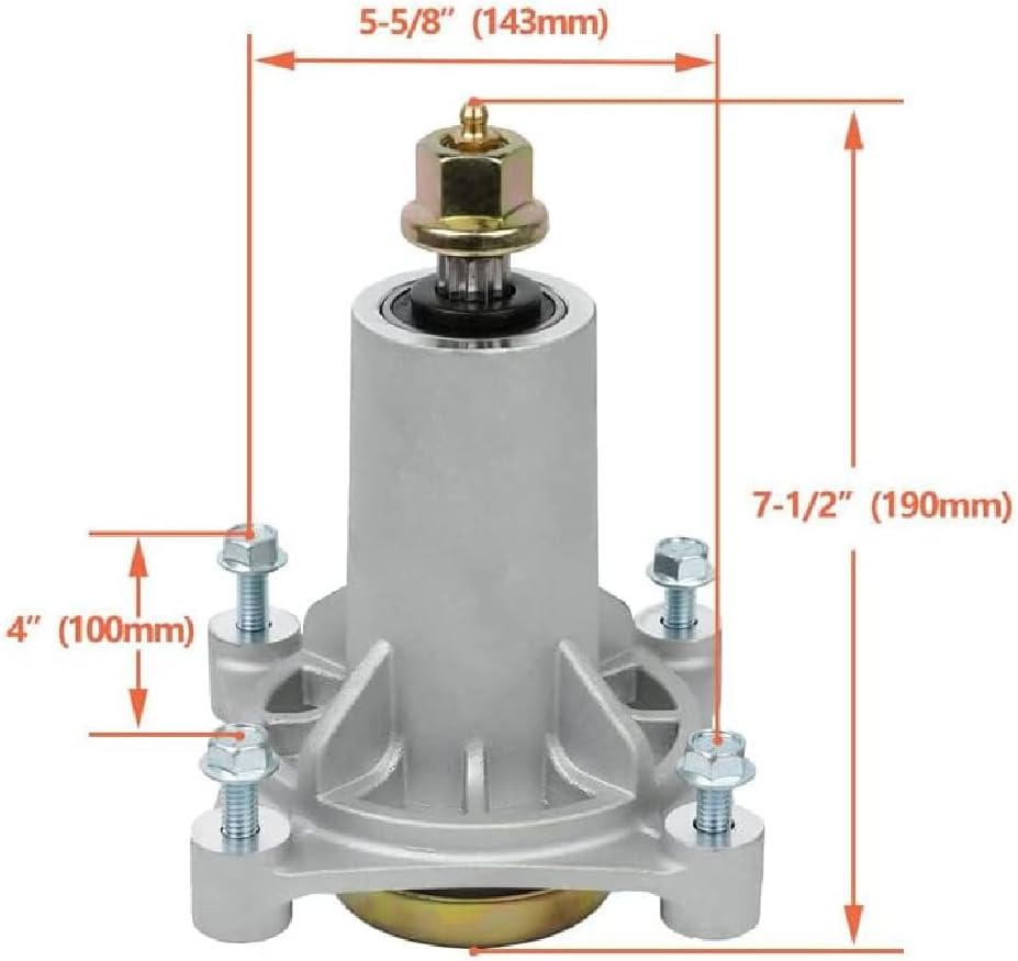 Compatible with Husqvarna OEM Replacement Spindle Assembly Compatible with Ariens21546238, 21546299, 587819701 FITS Models AYP 42",46",48"and 54" Decks Improve Cutting Capability & Easy Installation