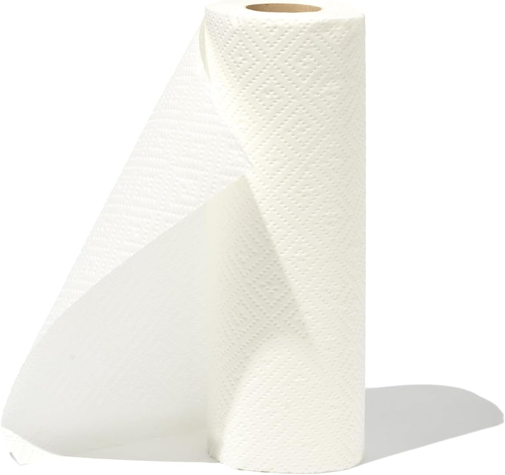 Bamboo Paper Towels - 24 Pack - Heavy Duty 3-Ply Kitchen Rolls