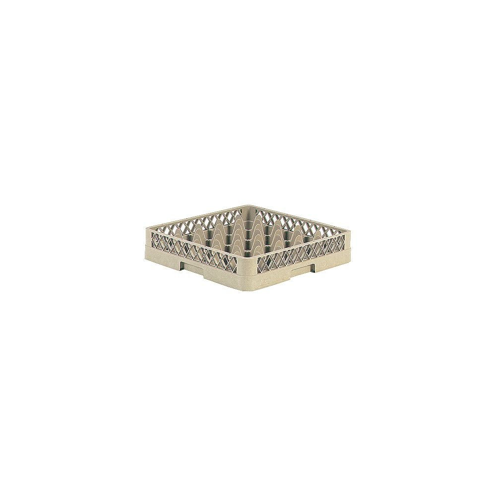 25 Compartment Beige Glass Rack