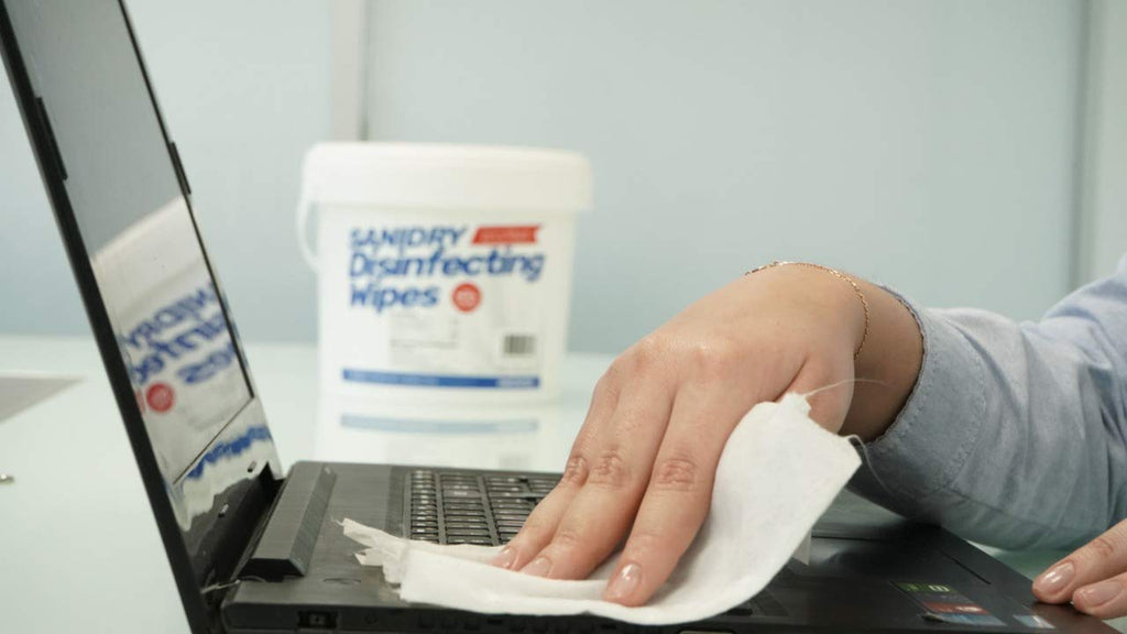 SaniDry Disinfecting Wipes, 300 Count, EPA Approved, Unscented, White, Nonabrasive, Multi-Surface Cleaning Wipes