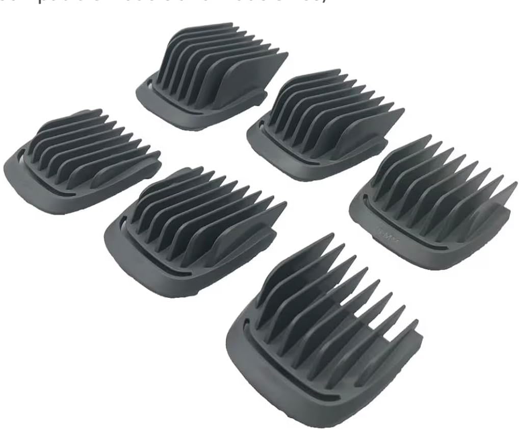Replacement 6 Piece Guard Comb Attachment Set for Philips Norelco | ONLY Compatible with 41mm Extra Wide Blade Will