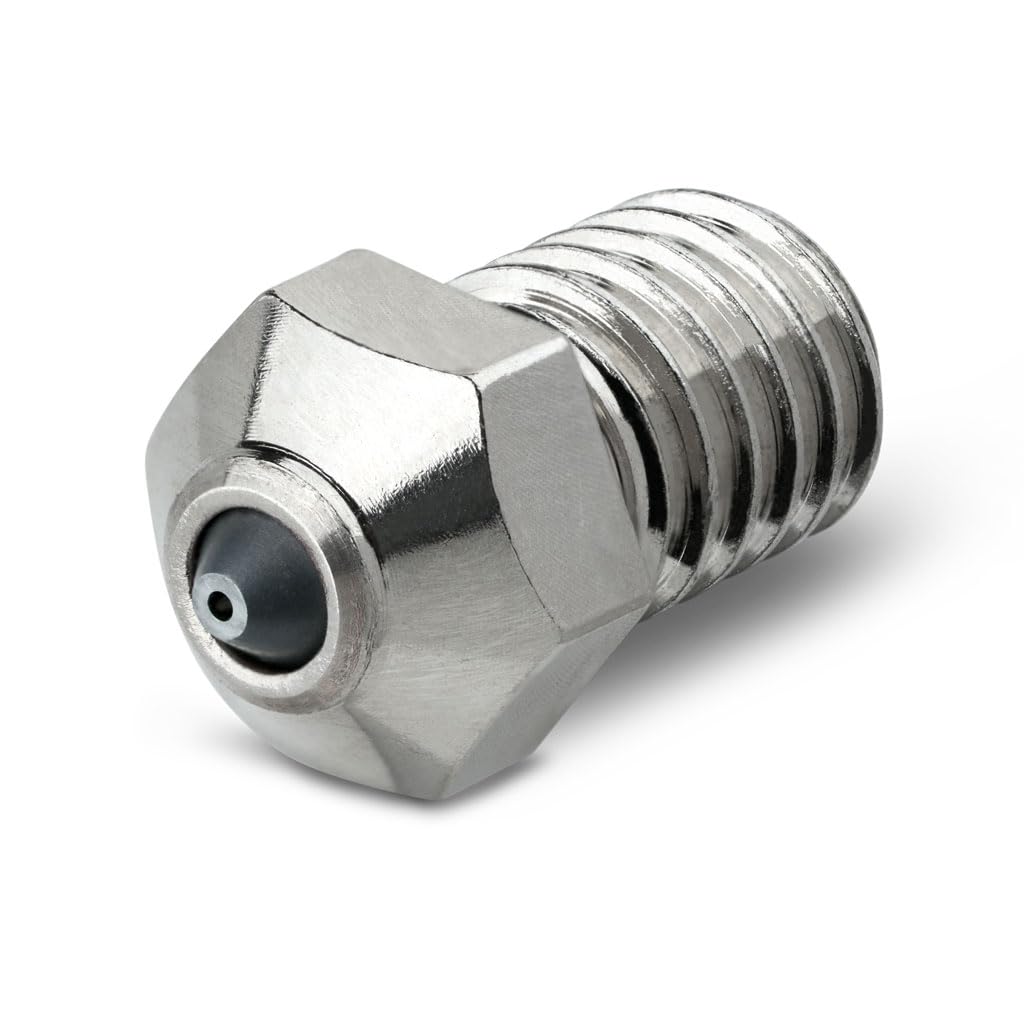 Tungsten Carbide Nozzle 0.4mm for E3D V6 Hotend, Prusa i3 MK3S / MINI, Anycubic i3 Mega/Kobra/Kobra Neo, High Thermal
